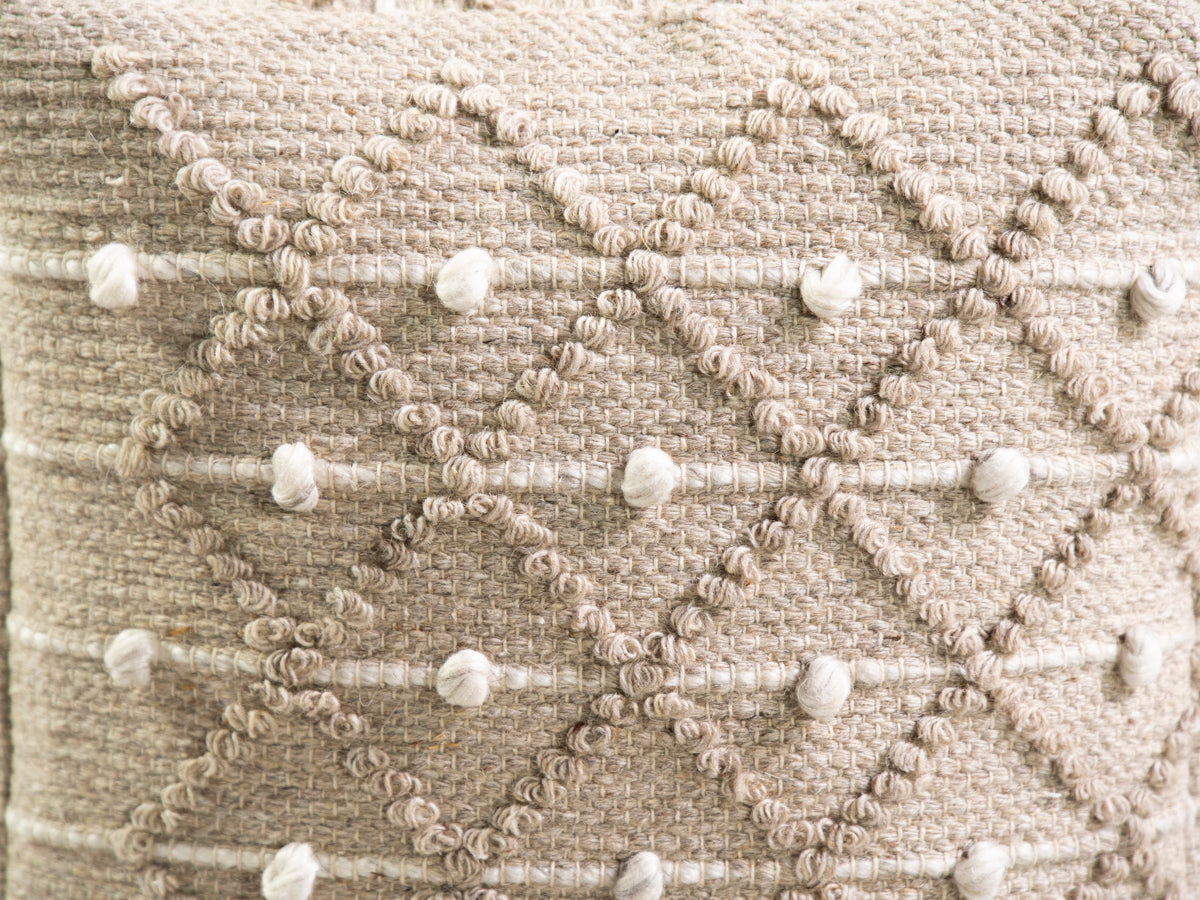 Kerala Kantha Pouffe