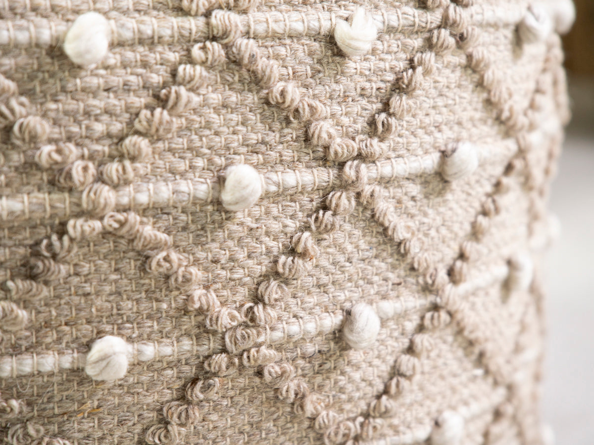 Kerala Kantha Pouffe