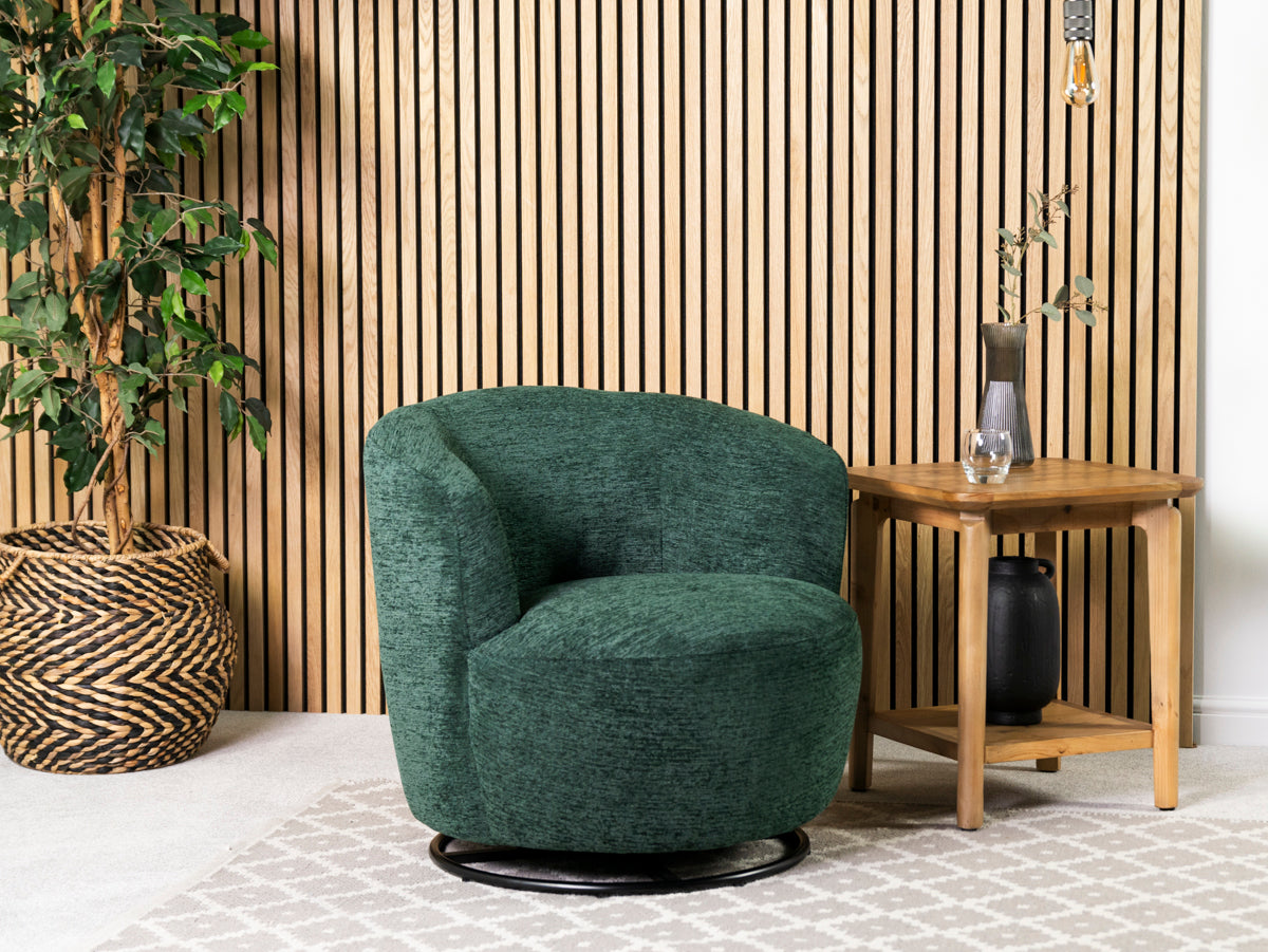 Adelaide Eco Olive Green Swivel Chair