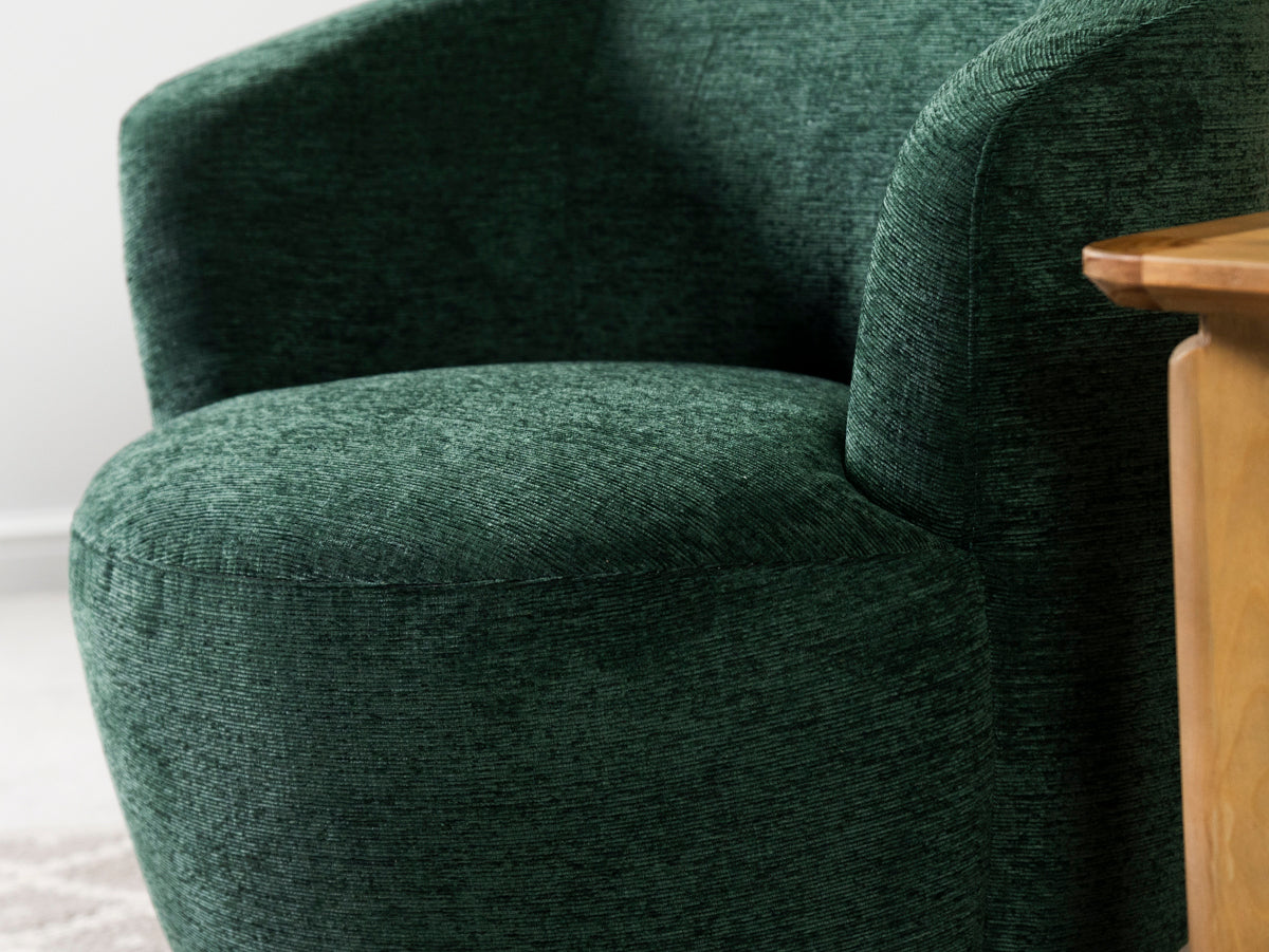 Adelaide Eco Olive Green Swivel Chair