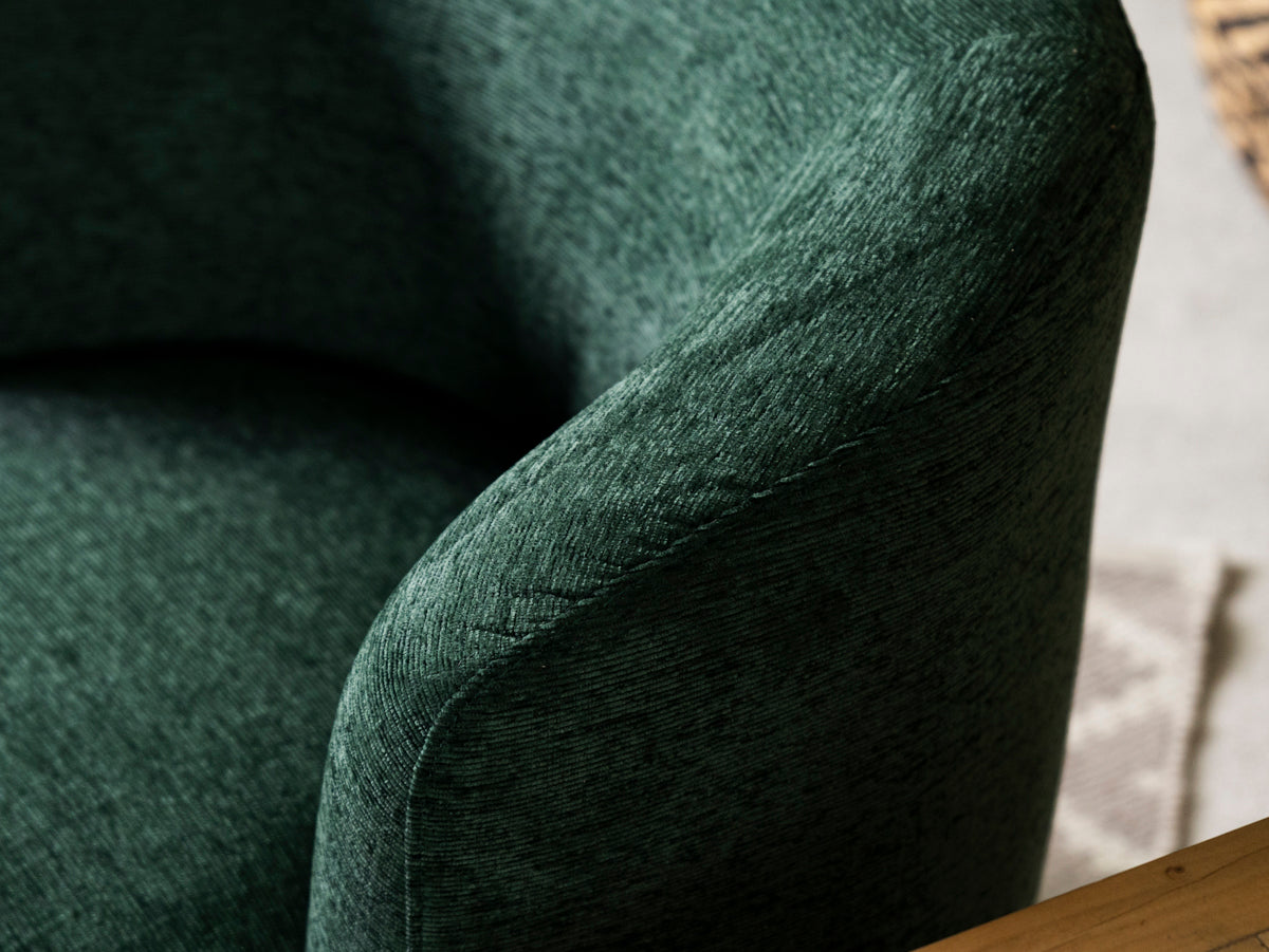 Adelaide Eco Olive Green Swivel Chair