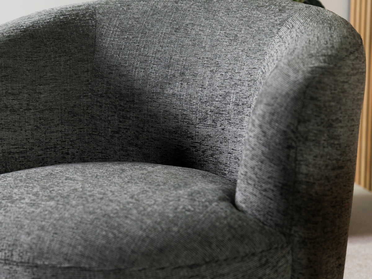 Adelaide Eco Grey Swivel Chair