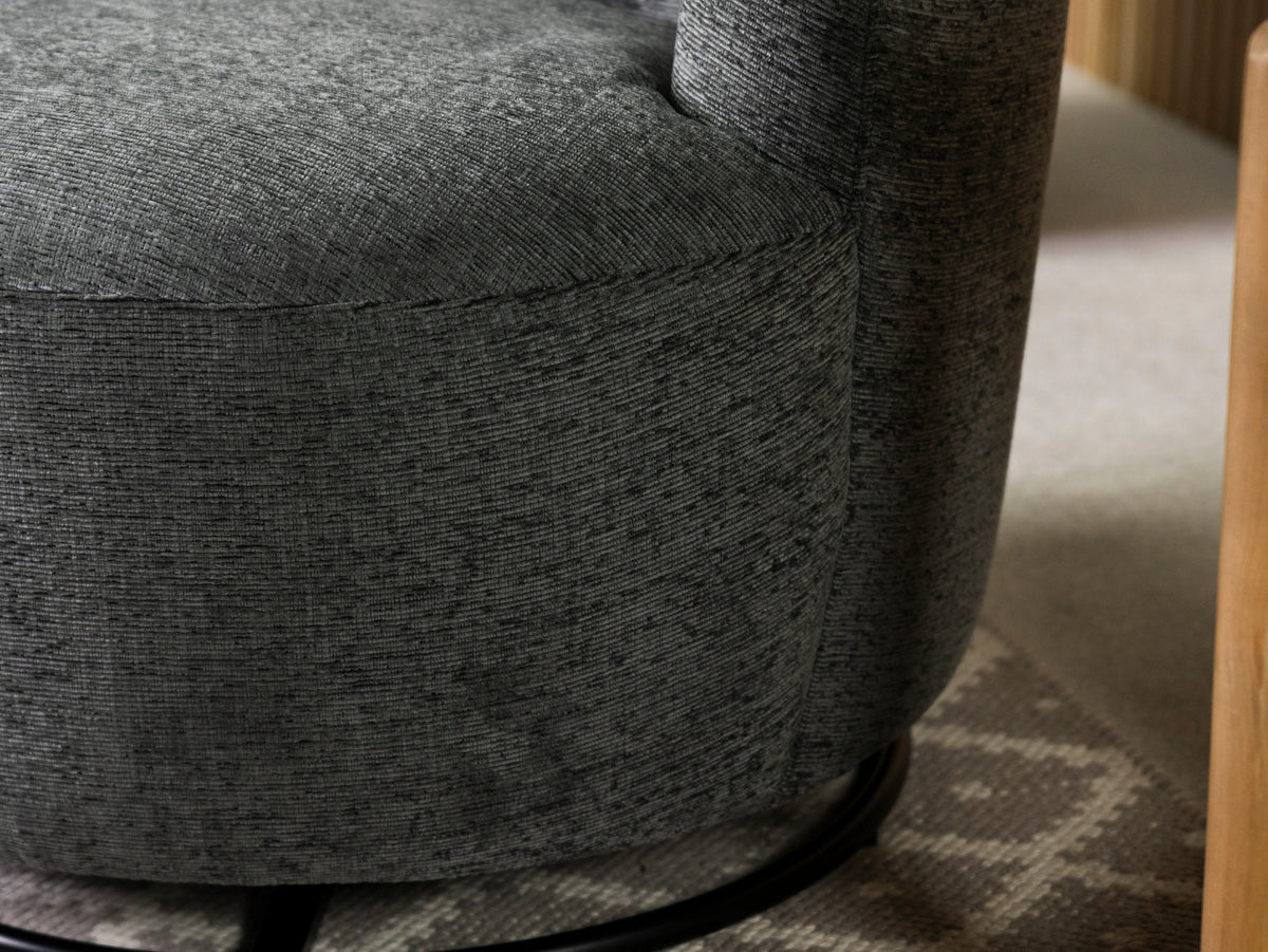 Adelaide Eco Grey Swivel Chair