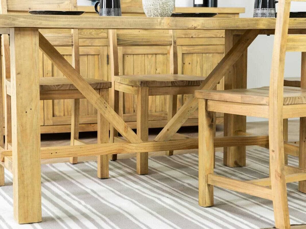 Salisbury 180CM Fixed Top Dining Table