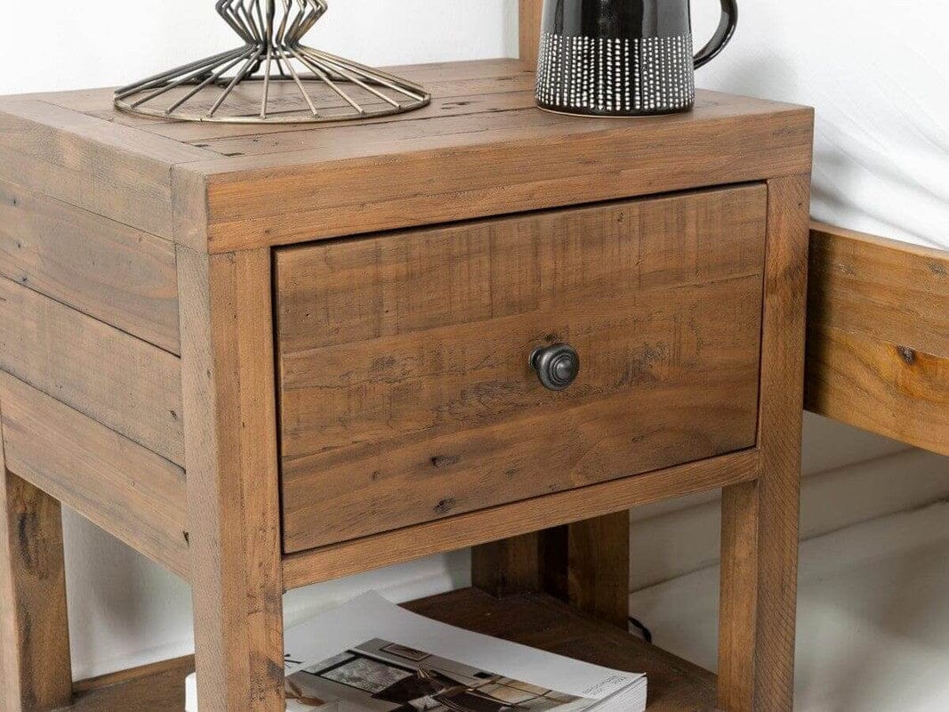 Montreal 1 Drawer Bedside Table