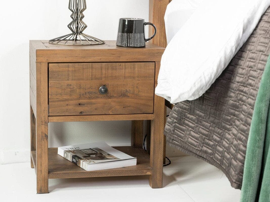 Montreal 1 Drawer Bedside Table