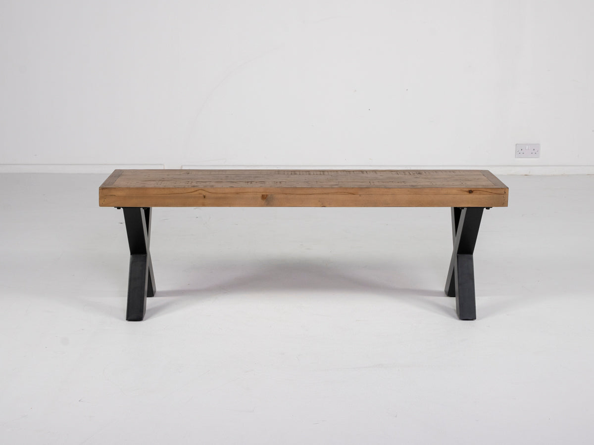 Brooklyn Light Cross Leg Bench