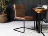 Auburn Brown Dining Chair Set Of 2