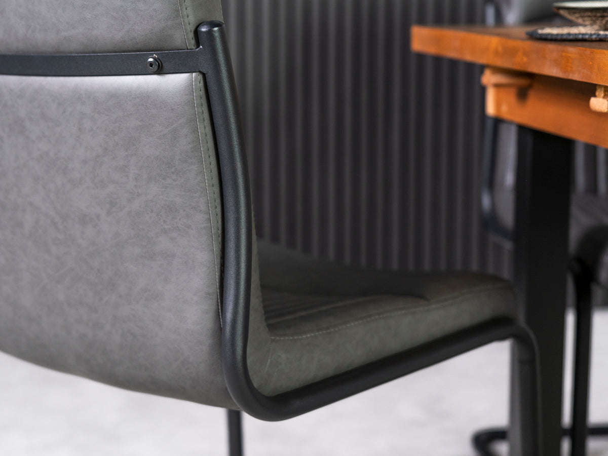 Auburn Grey Dining Chair Set Of 2