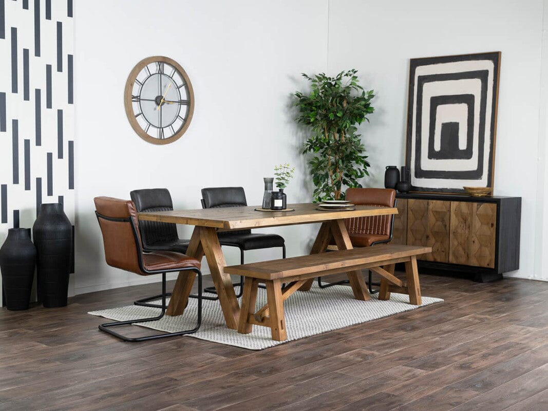 Pyramid Fixed Top Dining Table