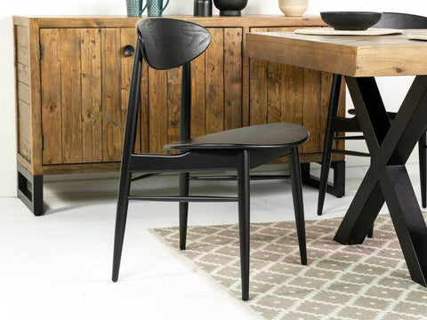 Gabo Black Dining Chair Set Of 2