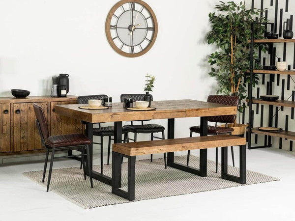 Brooklyn Extendable Dining Table (180cm - 240cm) & Brooklyn Dining Chairs