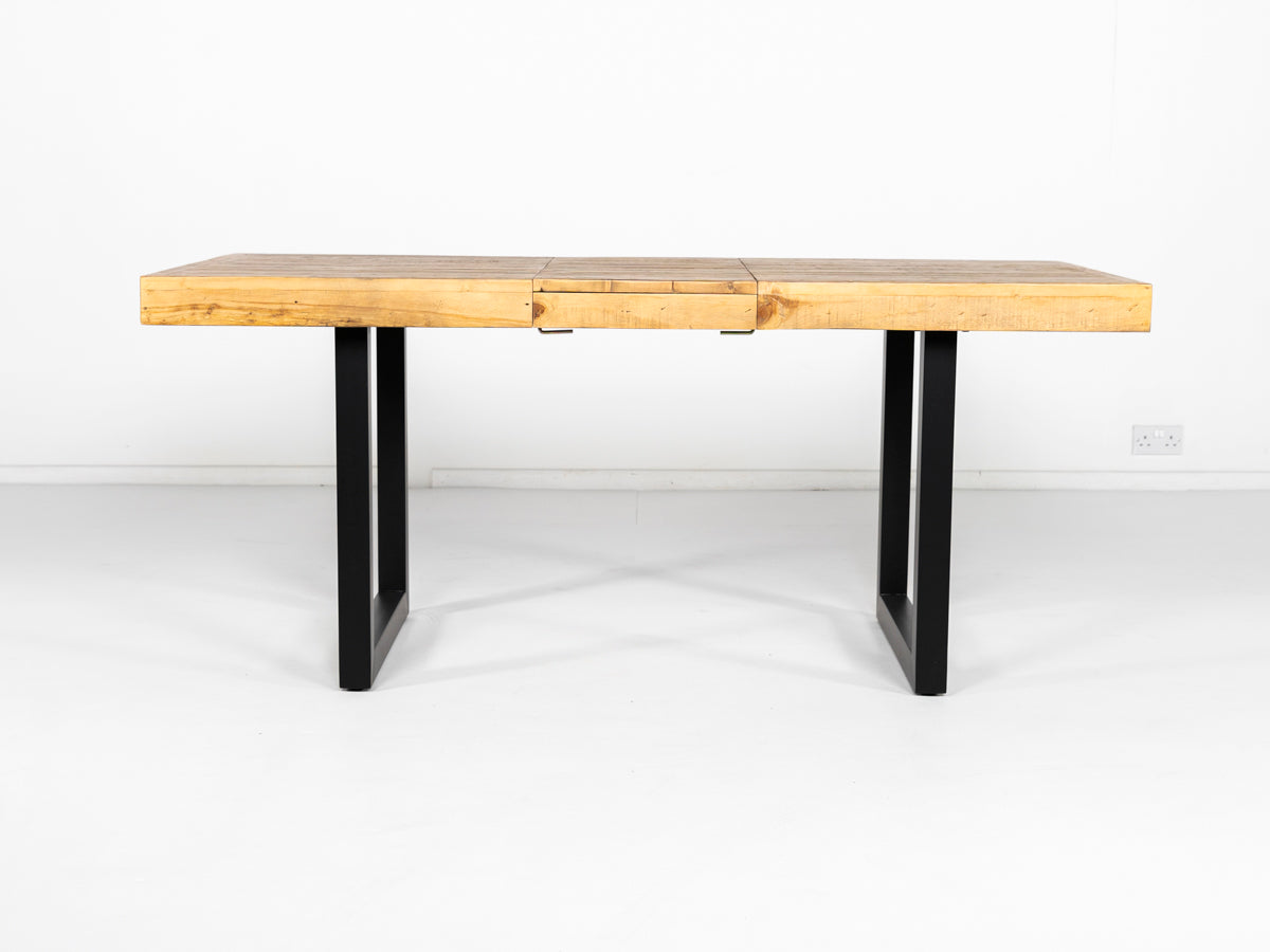 Brooklyn Light Extendable Dining Table (140cm - 180cm) & Brooklyn Light Bench