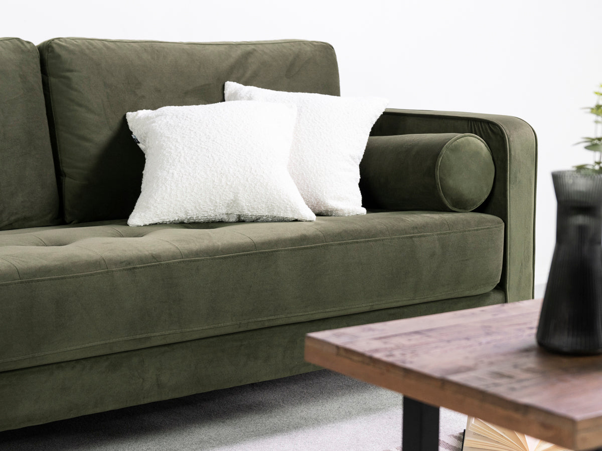 Signature 3 Seater Green Sofa