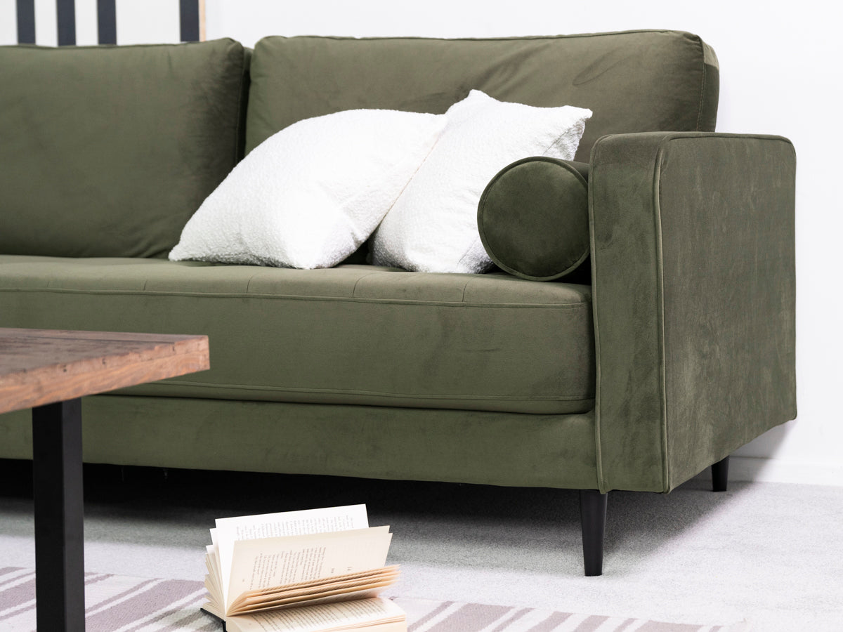 Signature 3 Seater Green Sofa