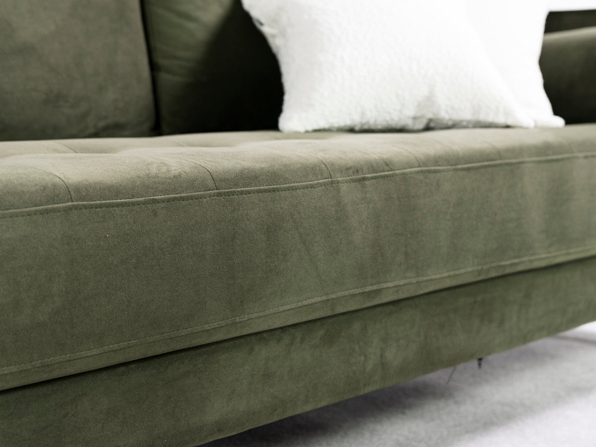 Signature 3 Seater Green Sofa