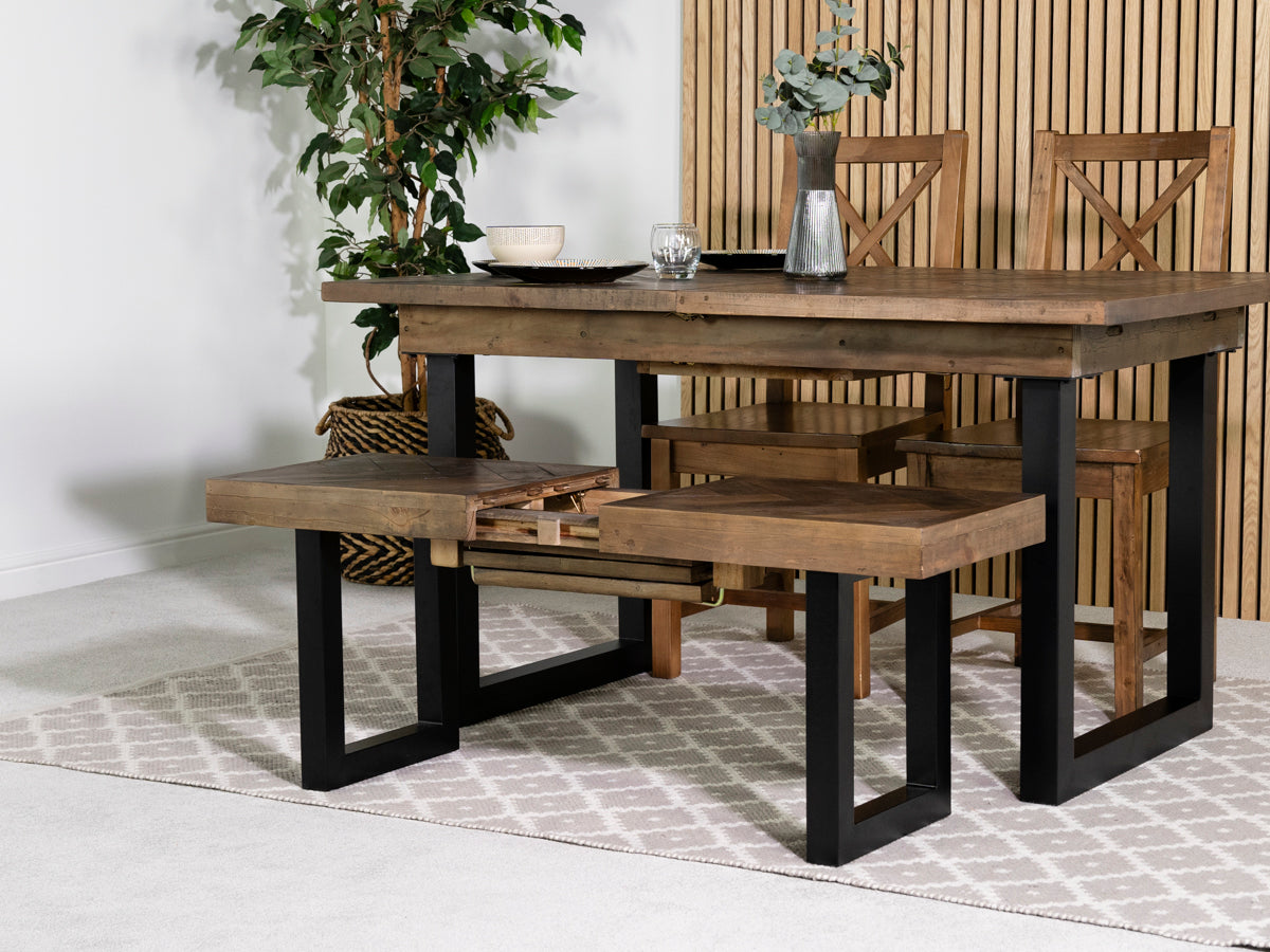 Tulsa Dark Extending Bench