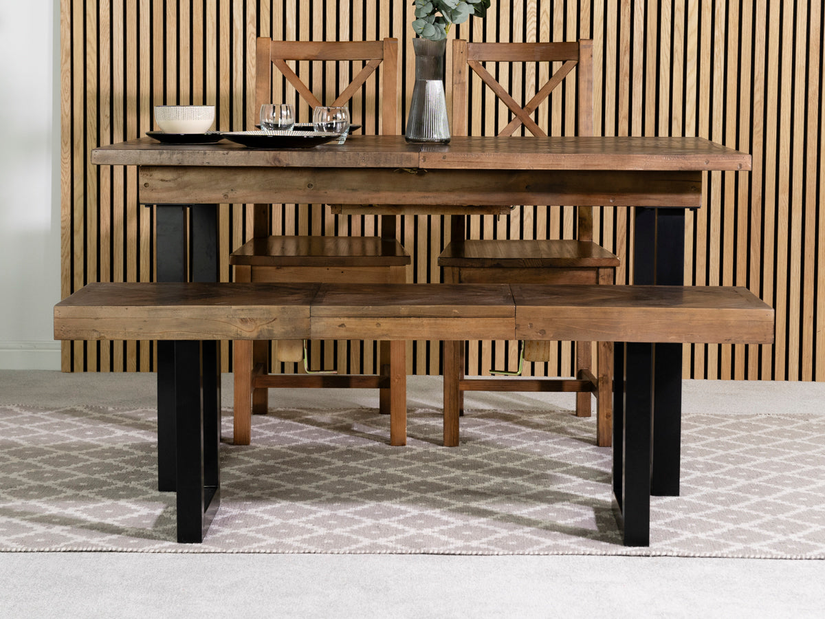 Tulsa Dark Extending Bench