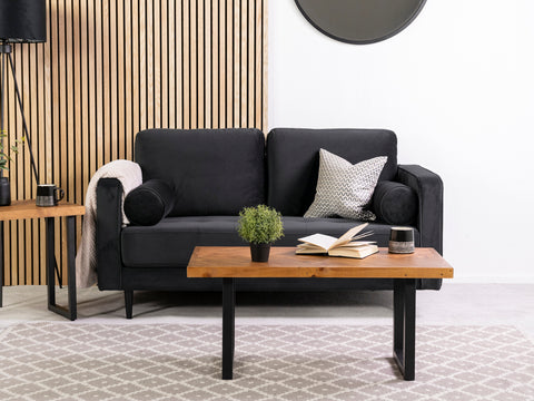 Signature 2 Seater Charcoal Sofa