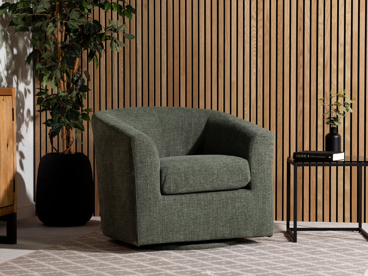 Dahlia Eco Green Swivel Chair