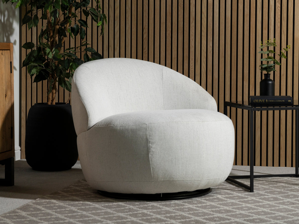 Abelia Eco Natural Swivel Chair