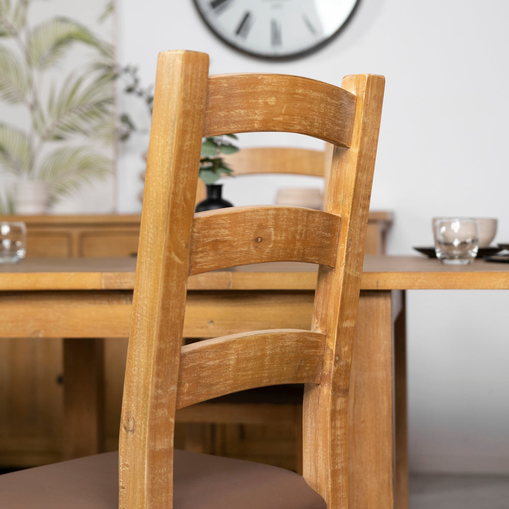 St Ives Light Extendable Dining Table (120cm - 165cm) & St Ives Light Dining Chairs