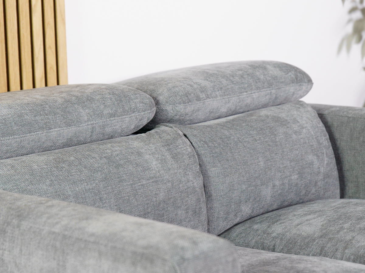 Olive Grey 3 Seater