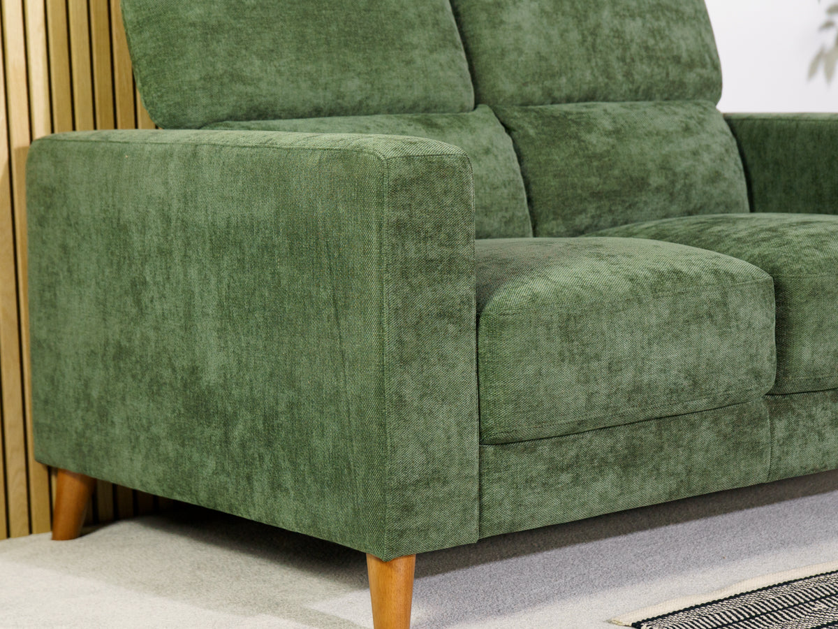 Olive Green 3 Seater