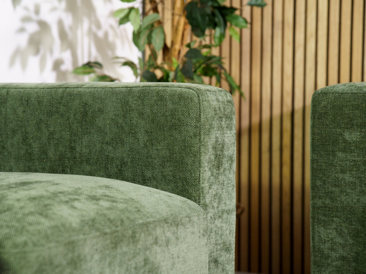 Olive Green 3 Seater
