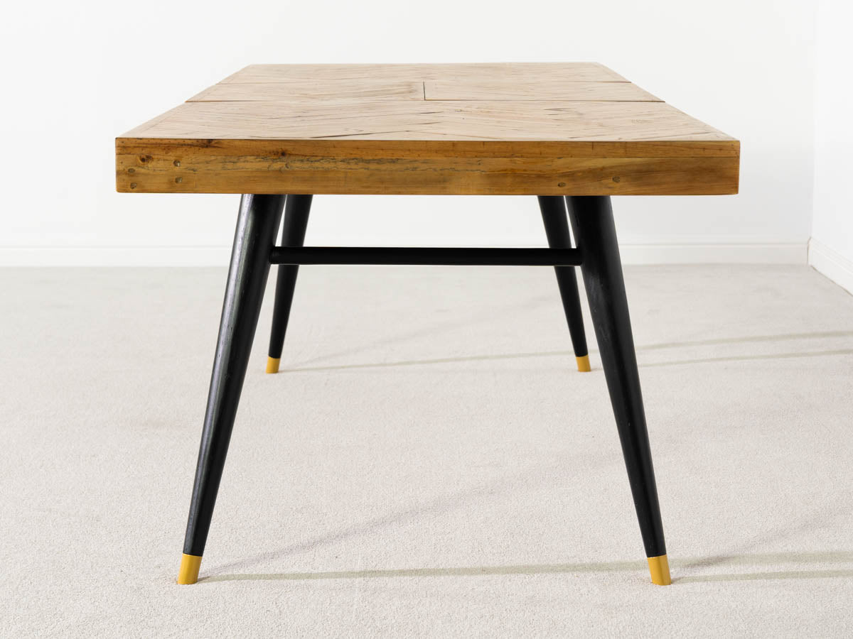 Mode Fixed Top Dining Table (180cm) & Black Bogart Dining Chairs