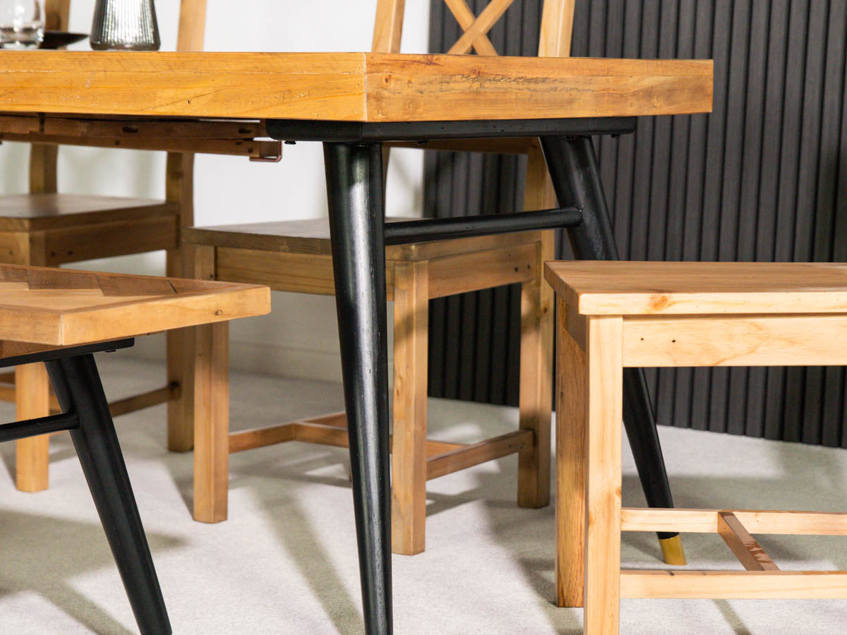 Mode 180-240cm Extendable Dining Table & Bogart Dining Chairs