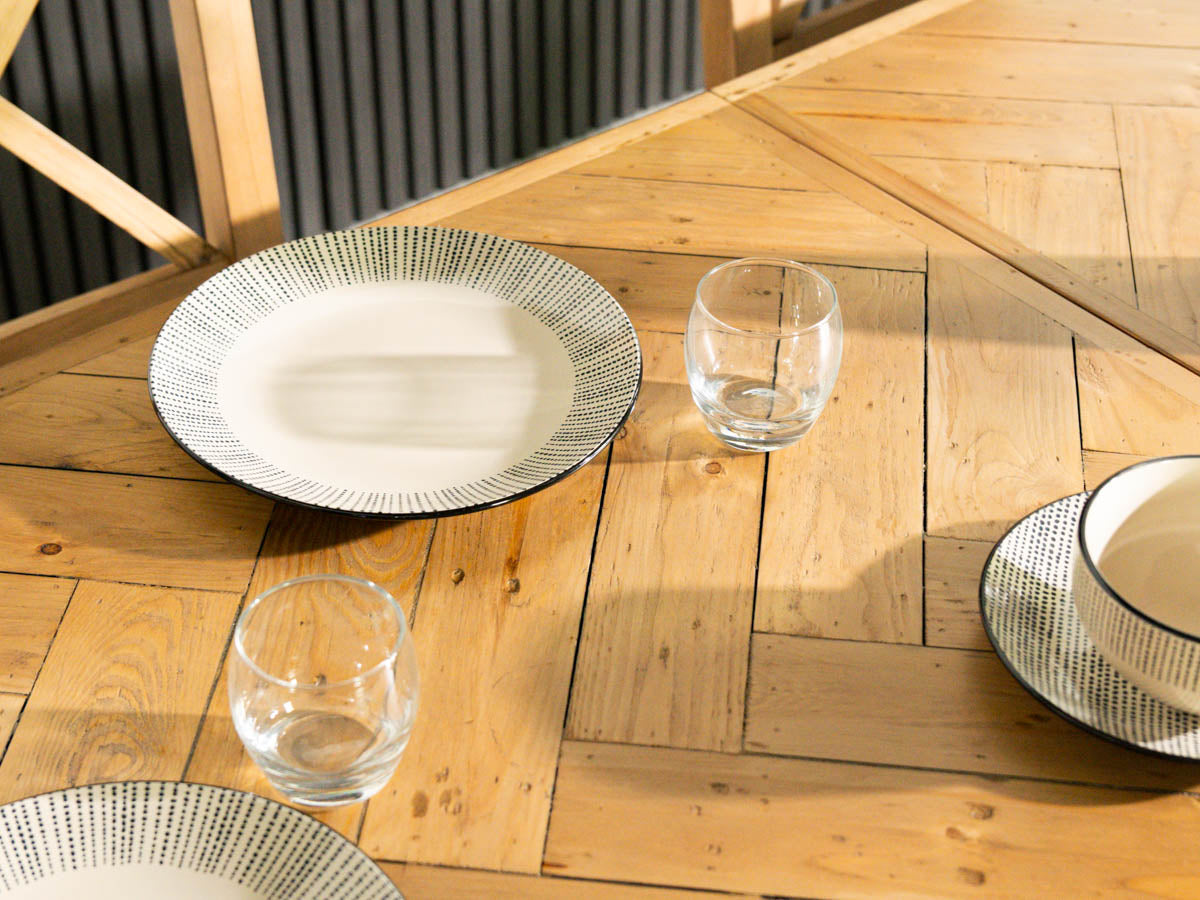 Mode 140-180cm Extendable Dining Table & Bogart Dining Chairs