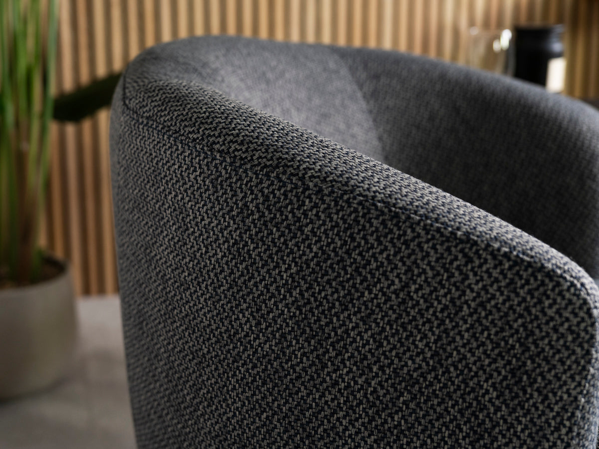 Adelaide Eco Navy Swivel Chair