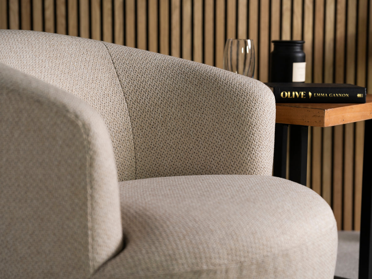 Adelaide Eco Beige Swivel Chair