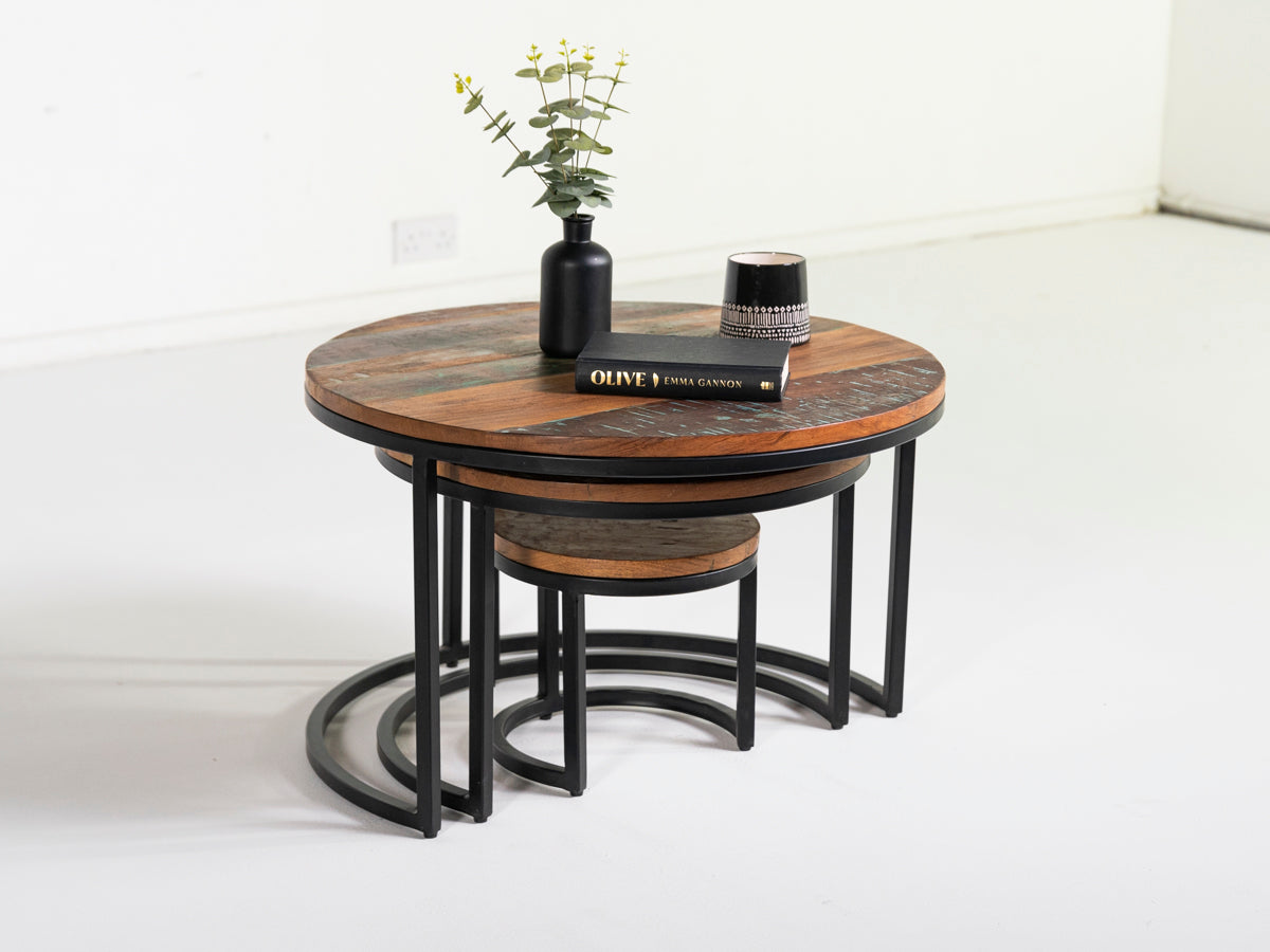 Mayflower Round Nest Iron Coffee Table