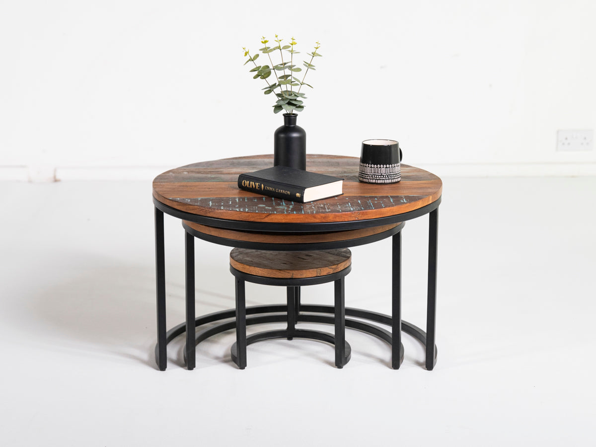 Mayflower Round Nest Iron Coffee Table