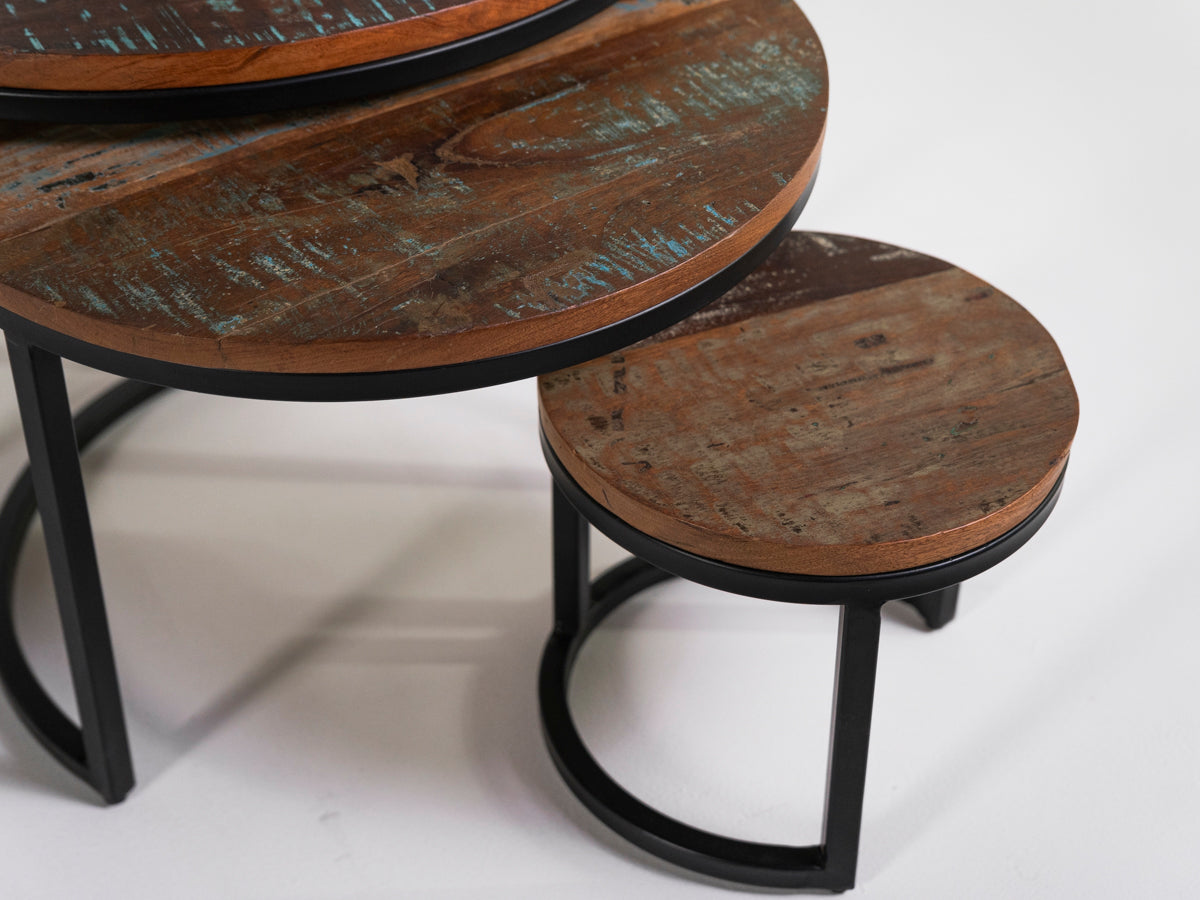Mayflower Round Nest Iron Coffee Table