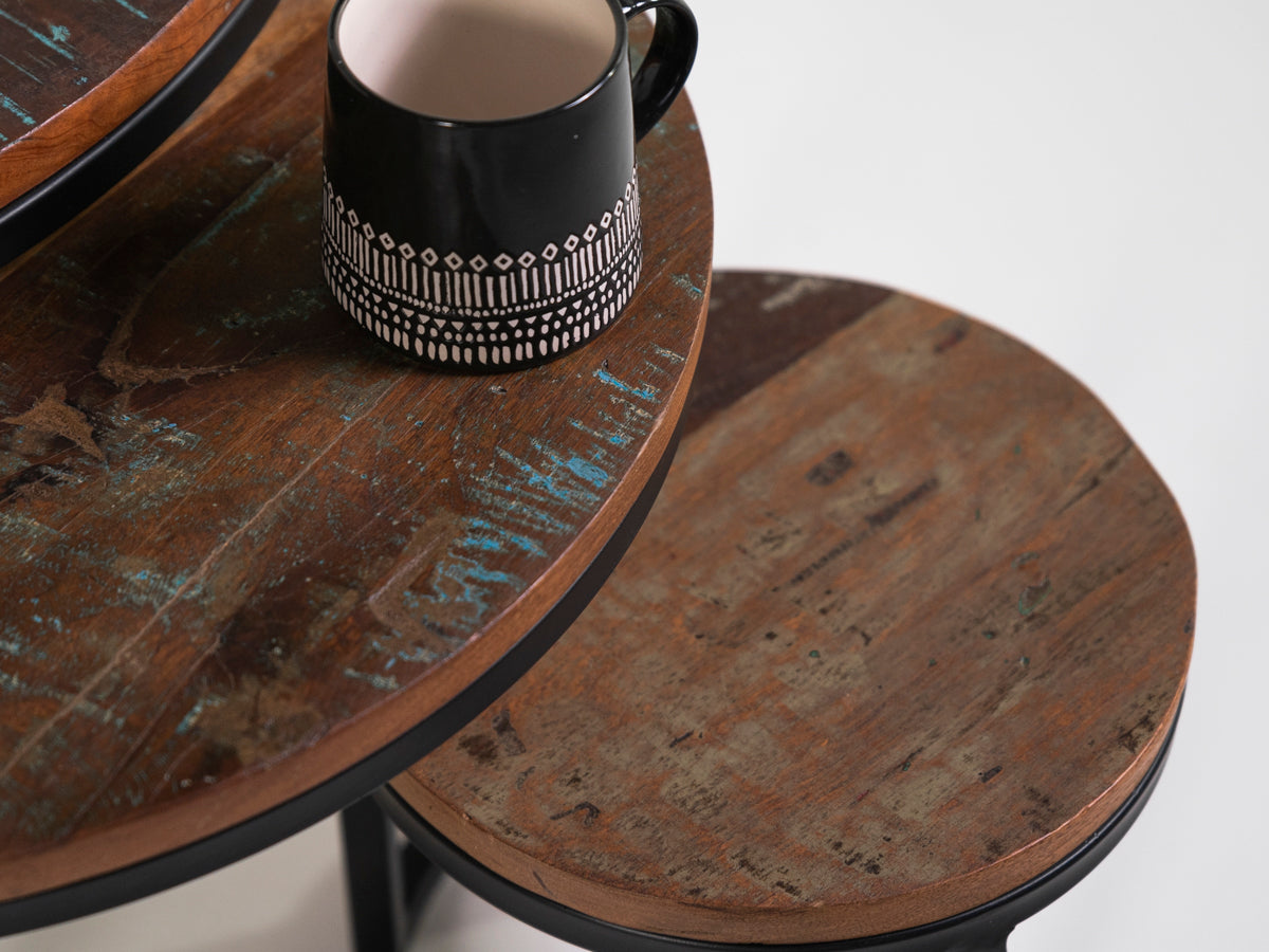 Mayflower Round Nest Iron Coffee Table