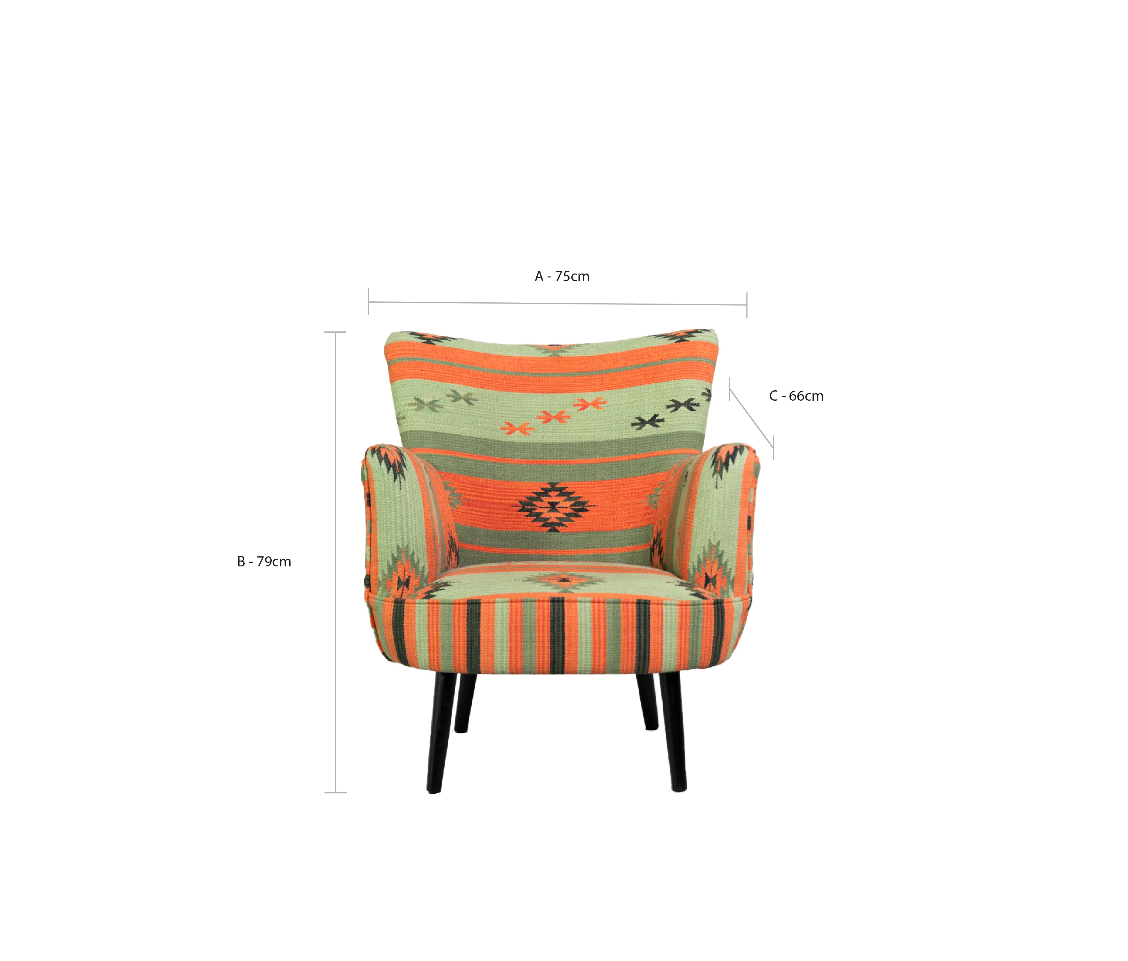 Hallie Kantha Armchair