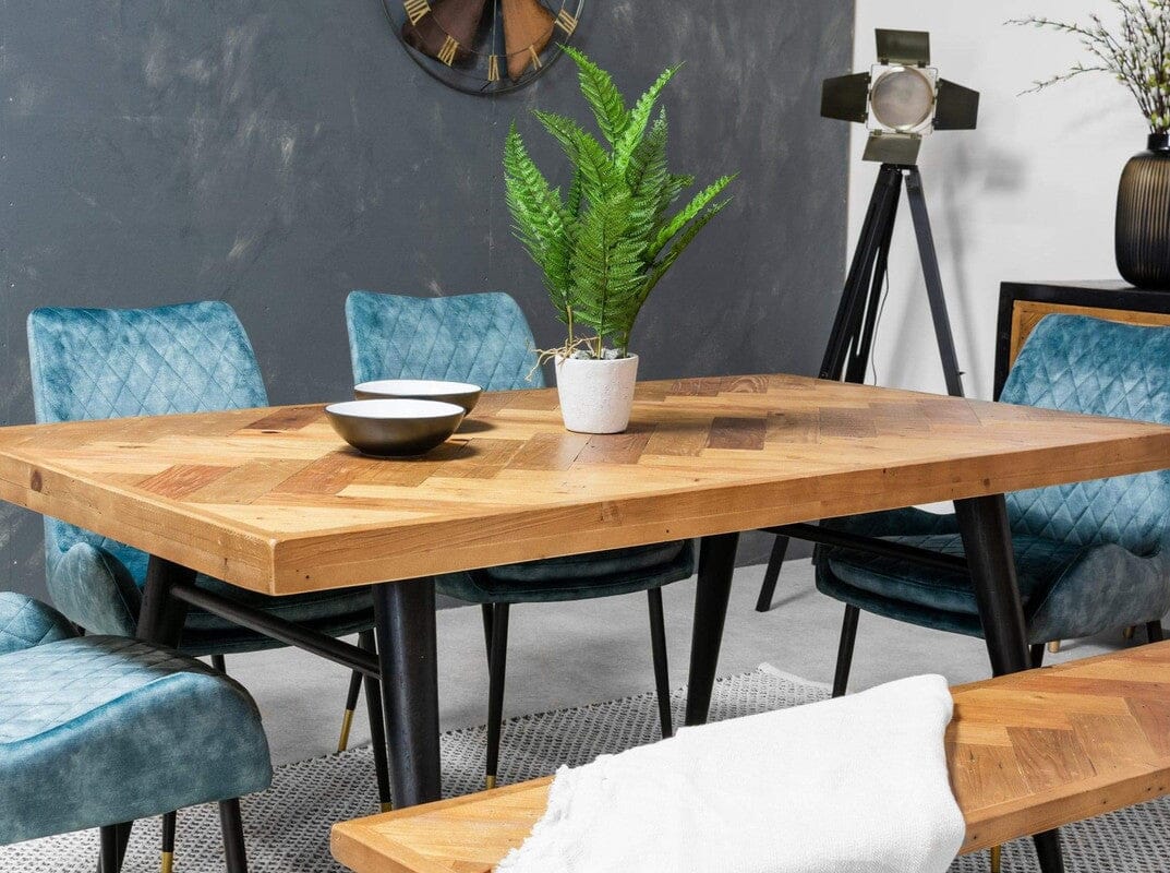 Mode Fixed Top Dining Table (180cm) & Bench