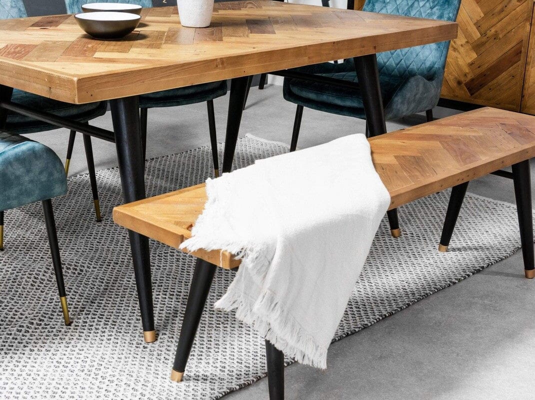 Mode Fixed Top Dining Table (180cm) & Bench