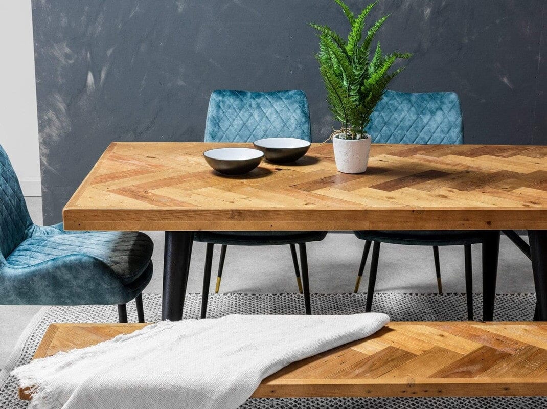 Mode Fixed Top Dining Table (180cm) & Bench