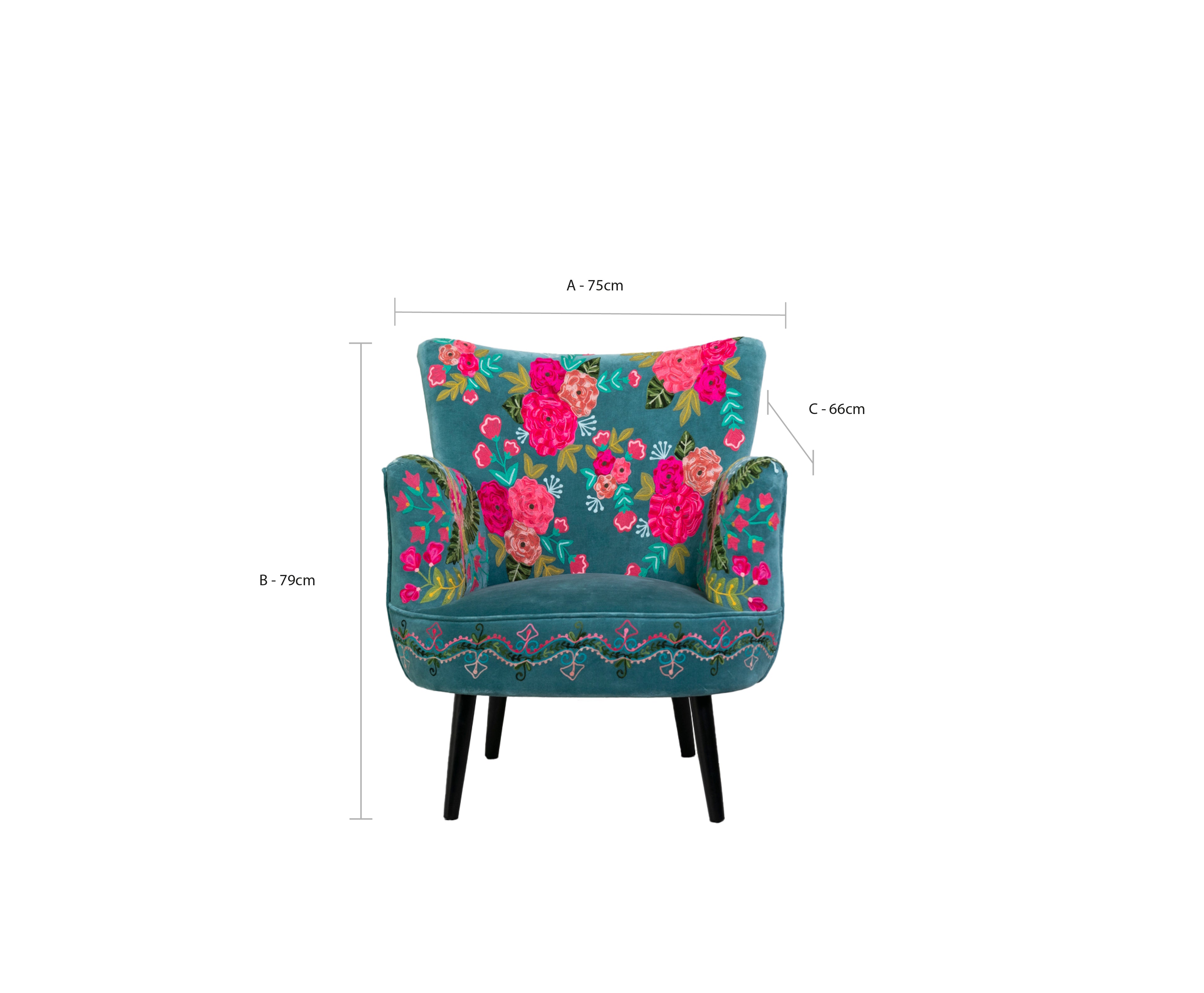 Persia Kantha Armchair
