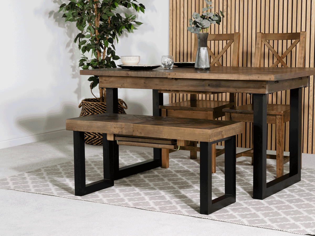 Tulsa Dark Extending Bench