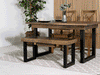 Tulsa Dark Extending Bench