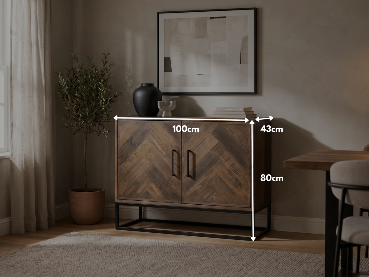 Tulsa Dark 2 Door Sideboard