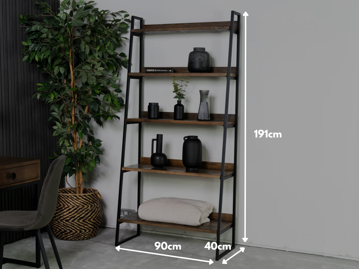 Tulsa Dark Bookcase