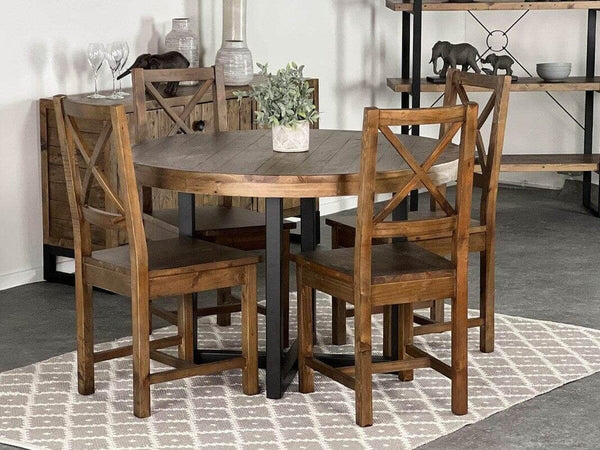 Brooklyn Round Dining Table & Brooklyn Dining Chairs