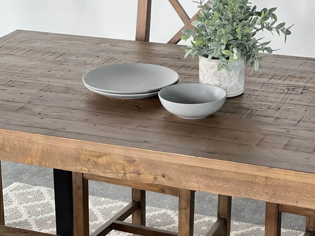 Brooklyn 180CM Fixed Top Dining Table