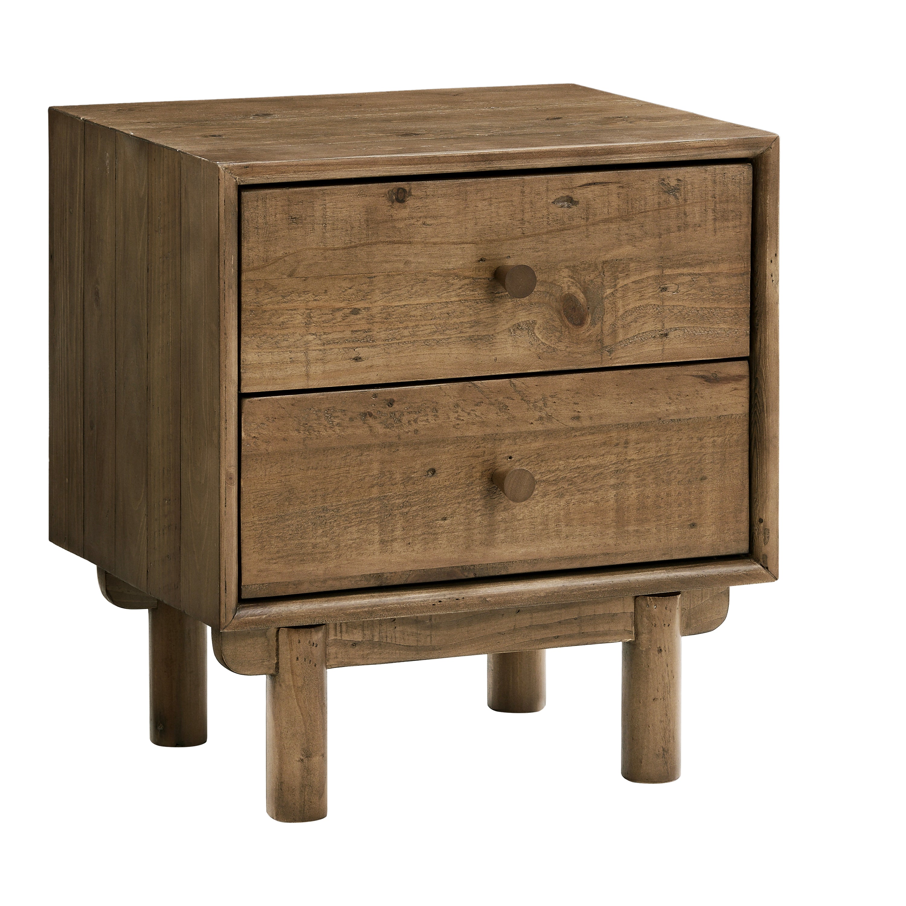 Washington 2 Drawer Bedside Table